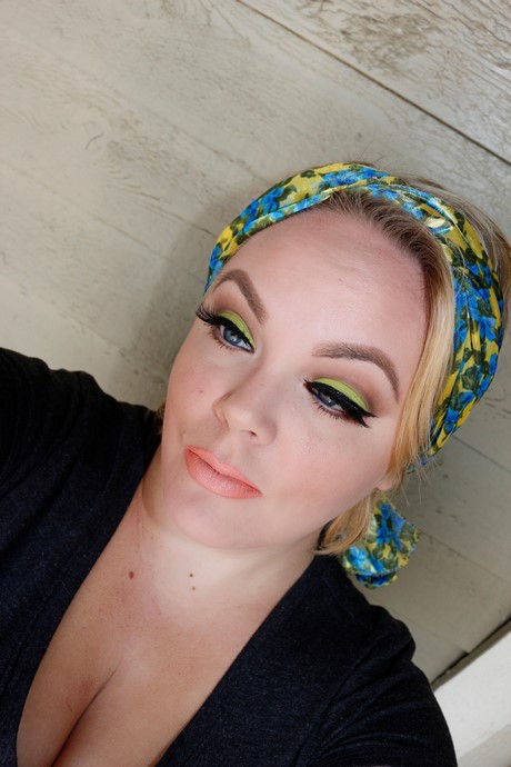 bright-green-makeup-tutorial-34_14 Bright green make-up tutorial