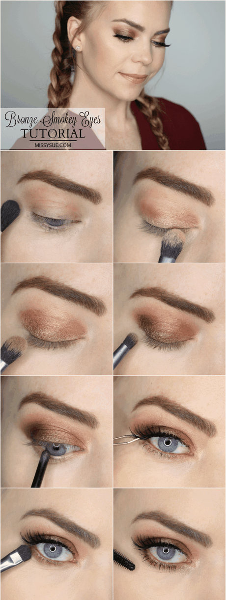 bronze-face-makeup-tutorial-05 Bronzen gezicht make-up tutorial