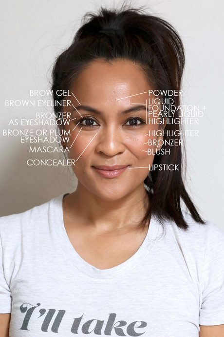 bronze-face-makeup-tutorial-05_15 Bronzen gezicht make-up tutorial