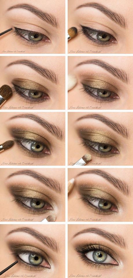bronze-gold-eye-makeup-tutorial-27_7 Bronzen gouden oog make-up tutorial
