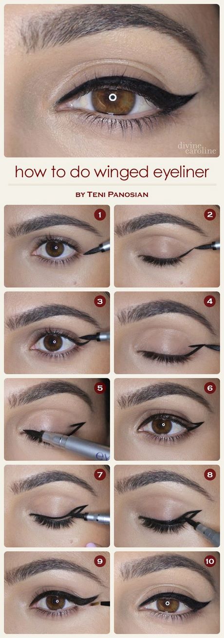 cat-eye-makeup-tutorial-simple-25_11 Cat eye make-up tutorial eenvoudig