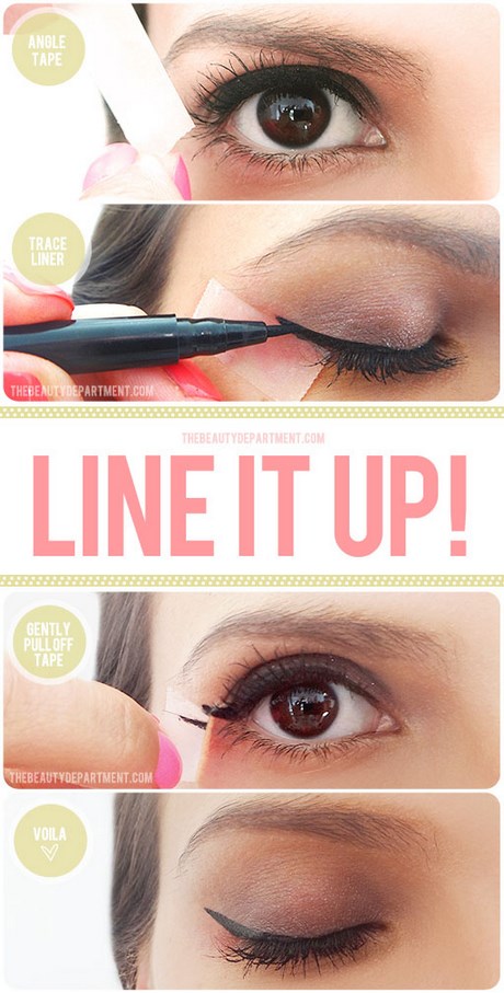 cat-eye-makeup-tutorial-with-tape-09_6 Cat eye make-up tutorial met tape