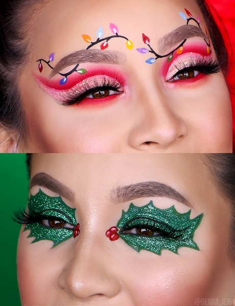 christmas-themed-makeup-tutorial-02_3 Kerst thema make-up tutorial