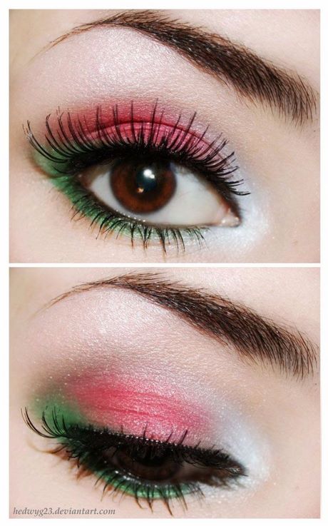 christmas-themed-makeup-tutorial-02_4 Kerst thema make-up tutorial