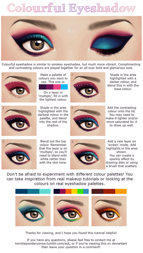 colorful-scene-makeup-tutorial-47 Kleurrijke scène make-up tutorial