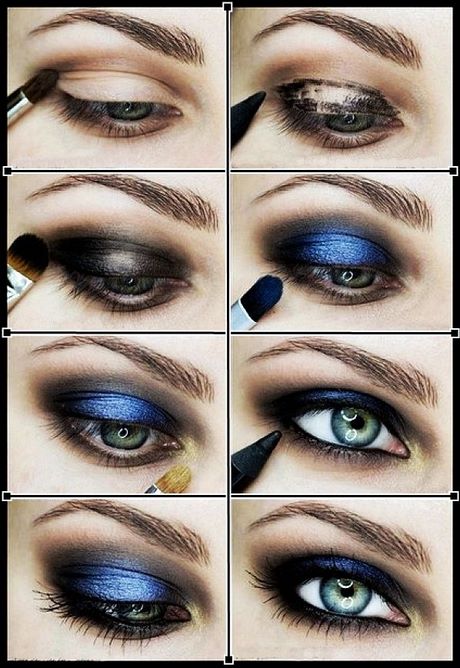 dark-blue-eyeshadow-makeup-tutorial-67_12 Donkerblauwe oogschaduw make-up tutorial