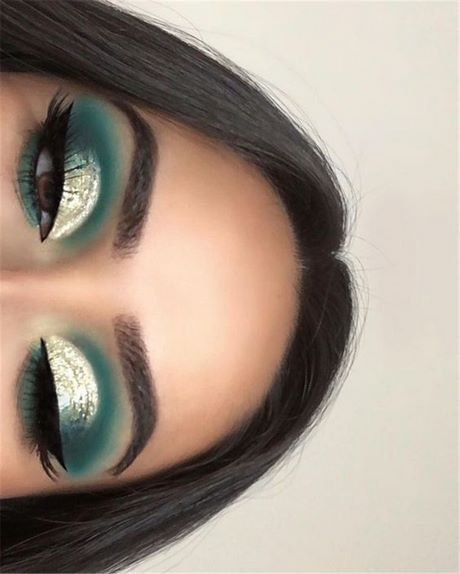 dark-green-makeup-tutorial-76_8 Donkergroene make-up tutorial
