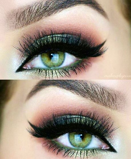 dark-green-smokey-eye-makeup-tutorial-28_6 Donkergroene smokey eye make-up tutorial