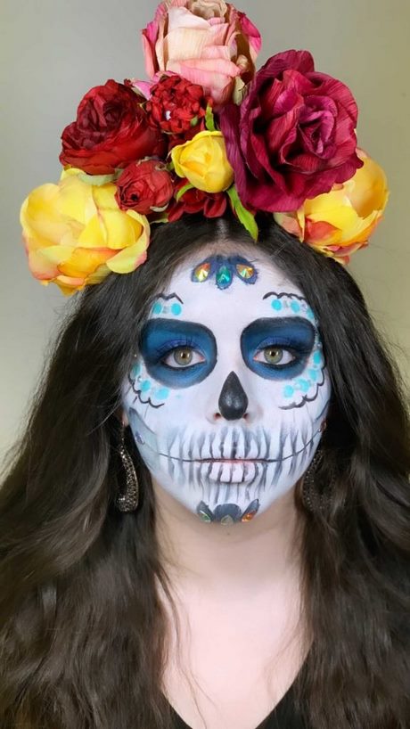 day-of-the-dead-girl-makeup-tutorial-98_5 Dag van de dode meisje make-up tutorial