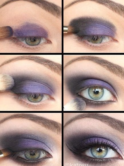 dramatic-purple-eye-makeup-tutorial-97_16 Dramatische purple eye make-up tutorial