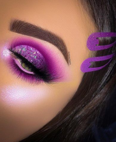dramatic-purple-eye-makeup-tutorial-97_19 Dramatische purple eye make-up tutorial