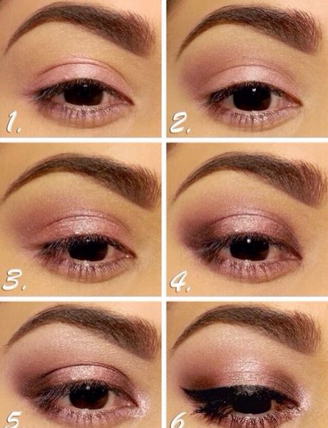 Dusty pink make-up tutorial
