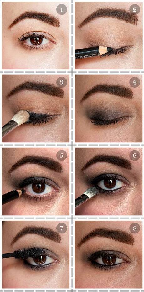 easy-brown-eye-makeup-tutorial-41_10 Easy brown eye make-up tutorial