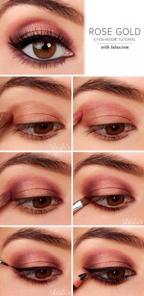 easy-brown-eye-makeup-tutorial-41_16 Easy brown eye make-up tutorial