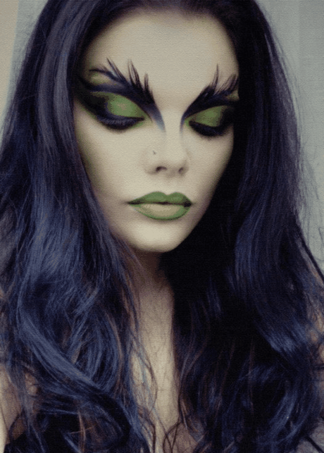 easy-witches-makeup-tutorial-18 Gemakkelijk heksen make-up tutorial