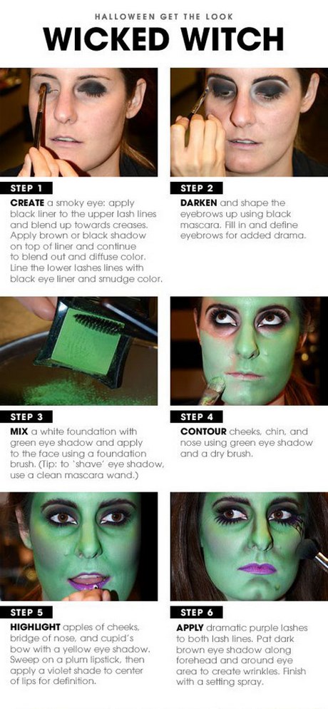 easy-witches-makeup-tutorial-18_2 Gemakkelijk heksen make-up tutorial