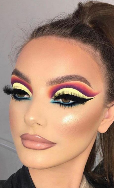 fun-colorful-makeup-tutorial-88_14 Leuke kleurrijke make-up tutorial