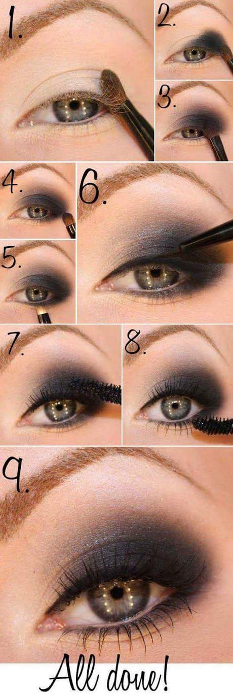 gold-and-black-smokey-eye-makeup-tutorial-35_8 Gouden en zwarte smokey eye make-up tutorial