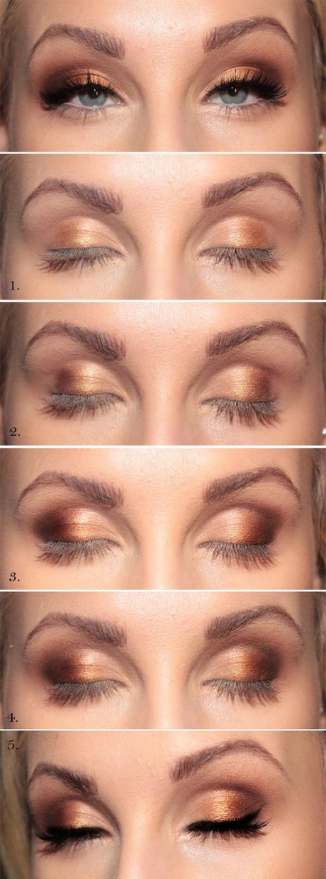 gold-bronze-eye-makeup-tutorial-97_10 Gouden bronzen oog make-up tutorial