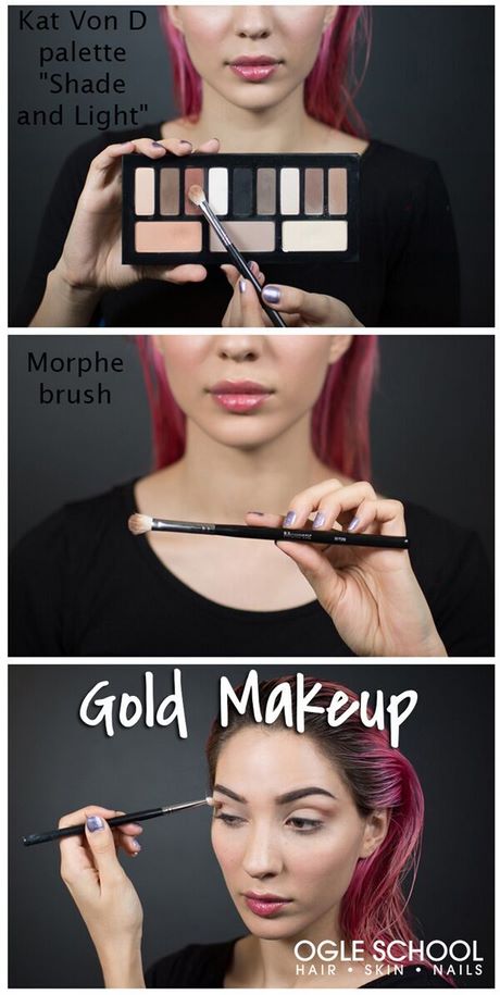 gold-bronze-eye-makeup-tutorial-97_13 Gouden bronzen oog make-up tutorial