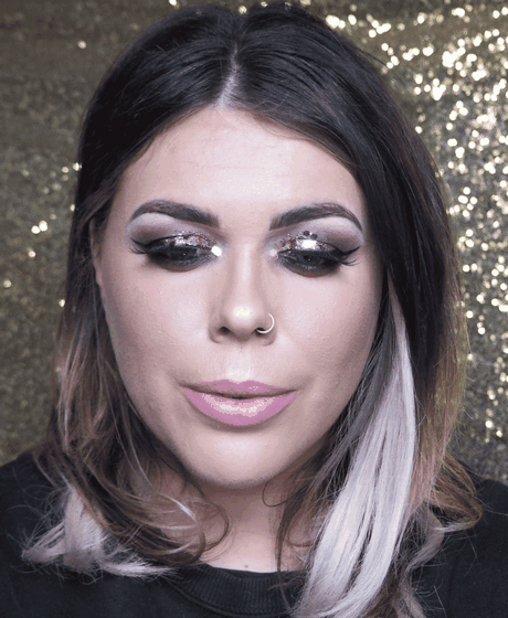 gold-new-years-makeup-tutorial-02 Gouden Nieuwe Jaar Make-up tutorial
