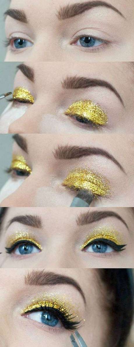 gold-new-years-makeup-tutorial-02_5 Gouden Nieuwe Jaar Make-up tutorial