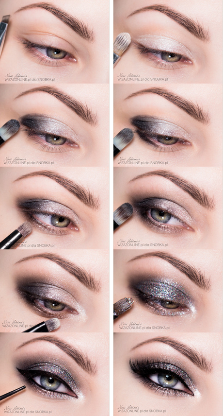 gray-smokey-eye-makeup-tutorial-33 Grijze smokey oog make-up tutorial