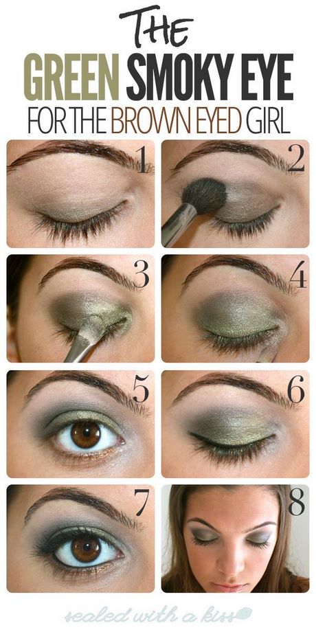 green-and-brown-smokey-eye-makeup-tutorial-46_16 Groene en bruine smokey eye make-up tutorial