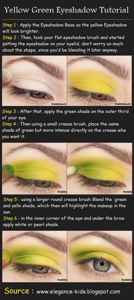 green-and-yellow-makeup-tutorial-86_18 Groene en gele make-up tutorial
