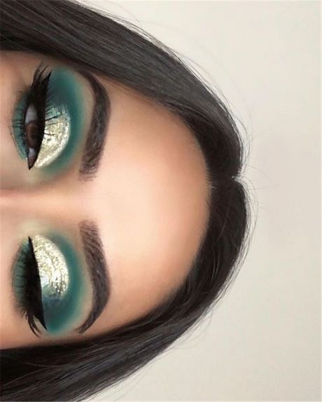 green-and-yellow-makeup-tutorial-86_20 Groene en gele make-up tutorial