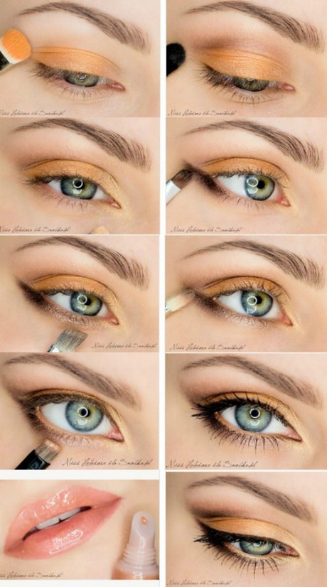 holiday-eye-makeup-tutorial-70_7 Vakantie oog make-up tutorial