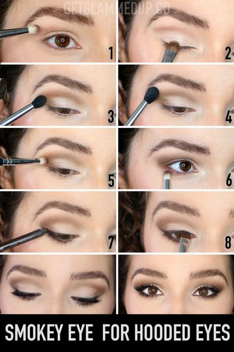 Make-up tutorial met capuchon voor ogen