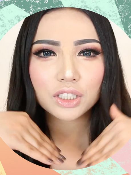 Koreaanse make-up tutorial transformatie