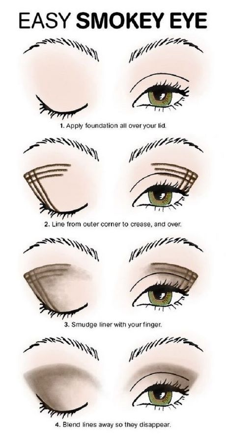 makeup-tutorial-for-beginners-smokey-eyes-03_10 Make - up tutorial voor beginners smokey eyes
