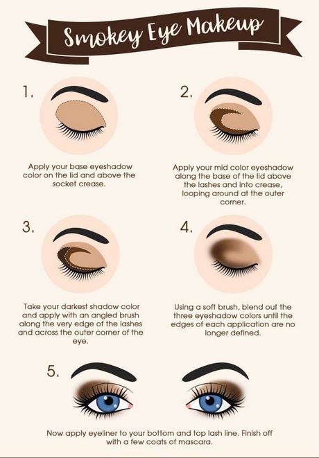 makeup-tutorial-for-beginners-smokey-eyes-03_16 Make - up tutorial voor beginners smokey eyes