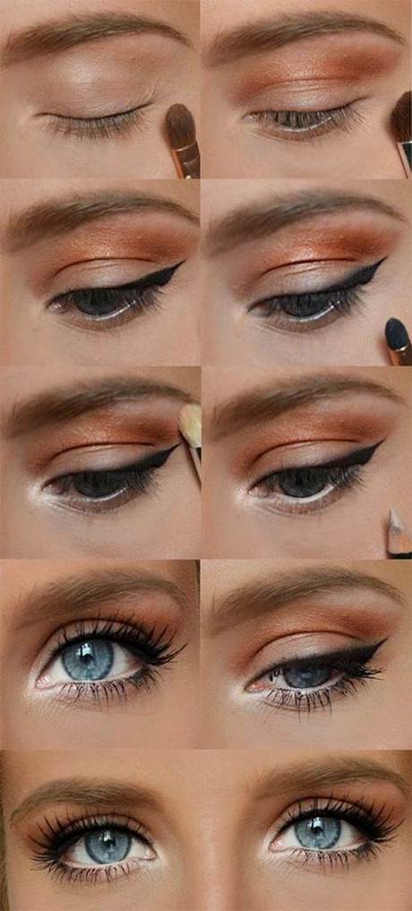 makeup-tutorial-for-blue-eyes-for-school-33_7 Make - up tutorial voor blauwe ogen voor school