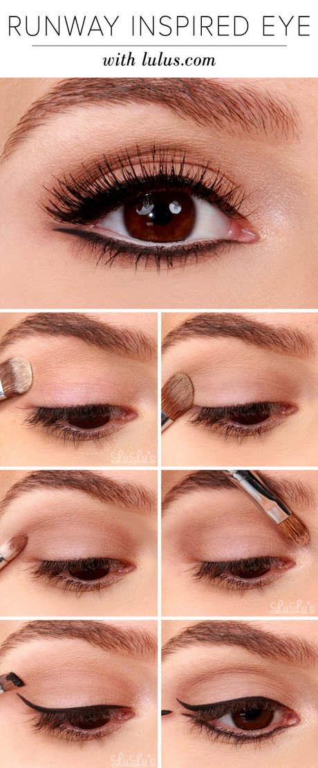 Make - up tutorial voor bruine ogen elke dag kijken