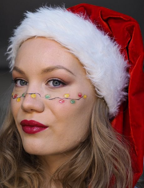makeup-tutorial-for-christmas-20_12 Make - up tutorial voor Kerstmis