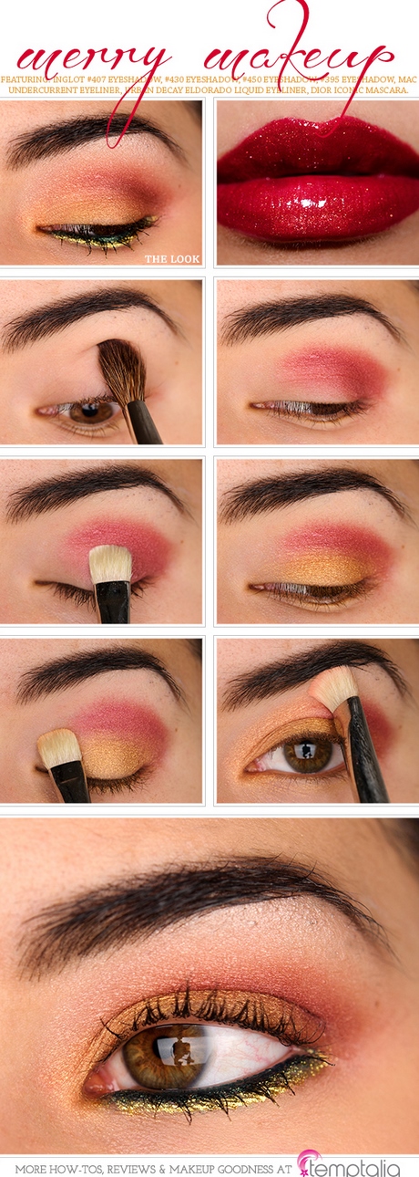 makeup-tutorial-for-christmas-20_3 Make - up tutorial voor Kerstmis