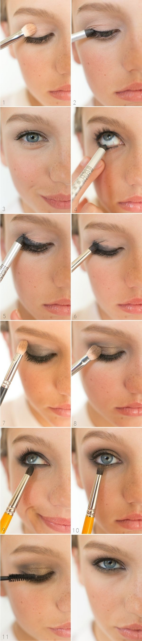 Natuurlijke smokey eyes make-up tutorial
