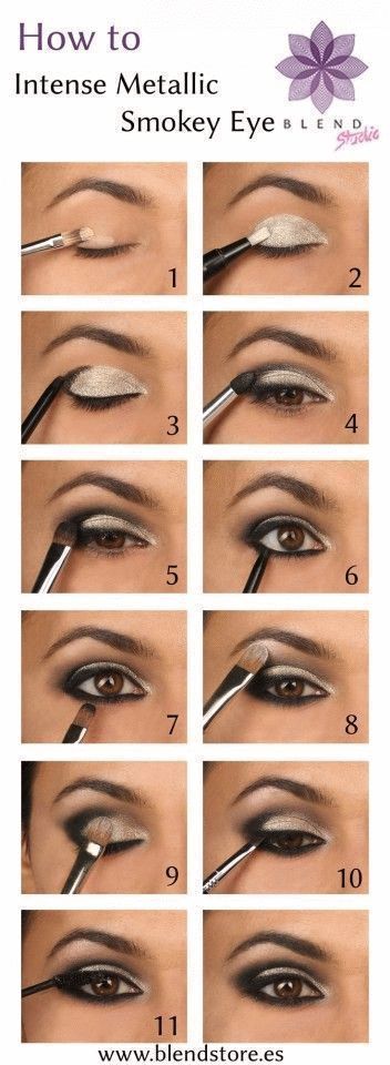 new-years-makeup-tutorial-for-brown-eyes-07_15 Nieuwe Jaar Make - up tutorial voor bruine ogen