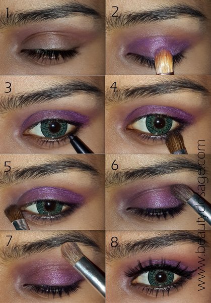 pink-purple-makeup-tutorial-70_13 Roze paarse make-up tutorial