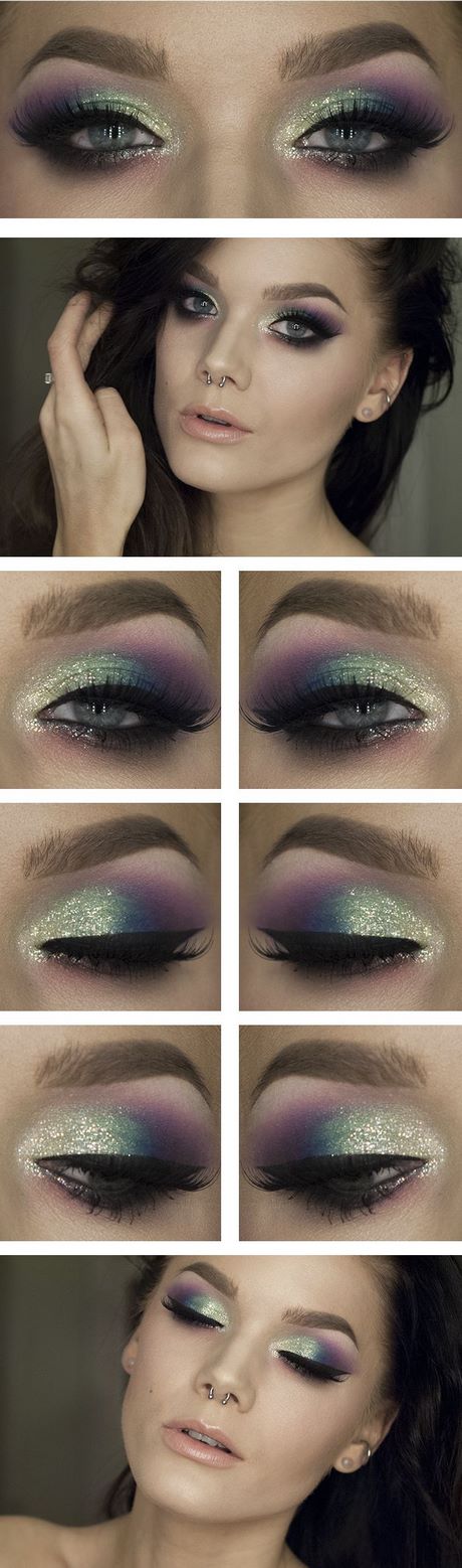 purple-blue-eye-makeup-tutorial-52_16 Paars Blauw Oog make-up tutorial