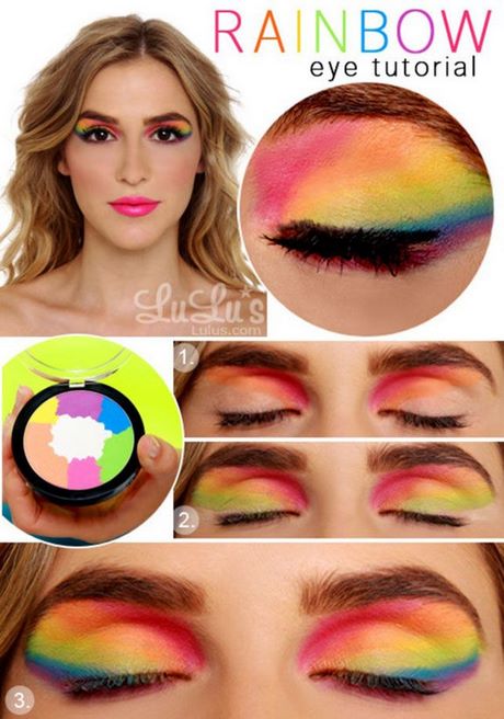 rainbow-eyeshadow-makeup-tutorial-49_18 Regenboog oogschaduw make-up tutorial