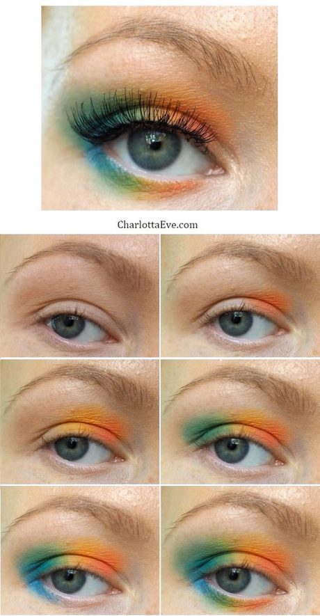 rainbow-eyeshadow-makeup-tutorial-49_2 Regenboog oogschaduw make-up tutorial