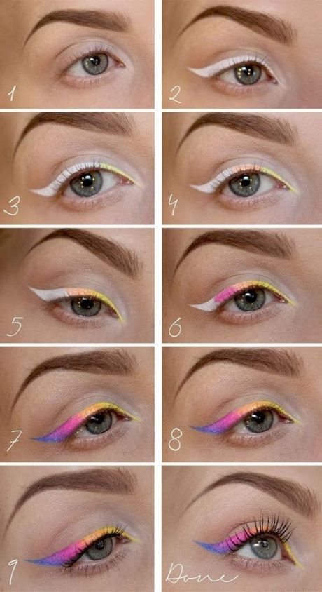 rainbow-eyeshadow-makeup-tutorial-49_3 Regenboog oogschaduw make-up tutorial