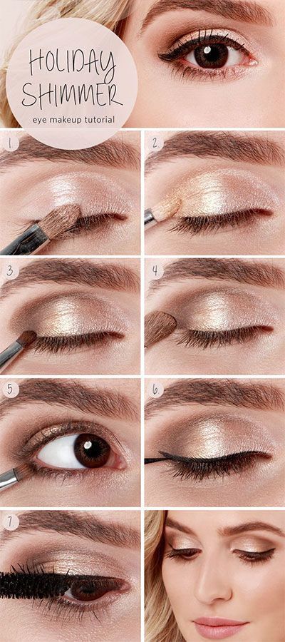 simple-brown-eyeshadow-makeup-tutorial-58_15 Eenvoudige bruine oogschaduw make-up tutorial