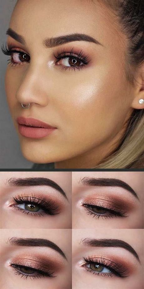simple-brown-eyeshadow-makeup-tutorial-58_2 Eenvoudige bruine oogschaduw make-up tutorial