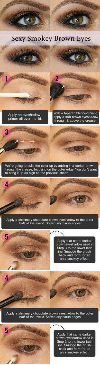 smokey-brown-eyeshadow-makeup-tutorial-86_18 Smokey brown oogschaduw make-up tutorial