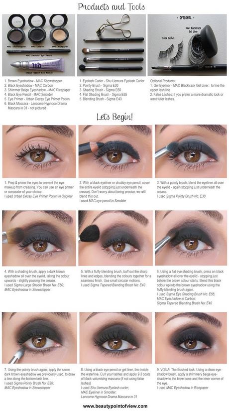 smokey-makeup-tutorial-for-black-eyes-31_11 Smokey make - up tutorial voor zwarte ogen